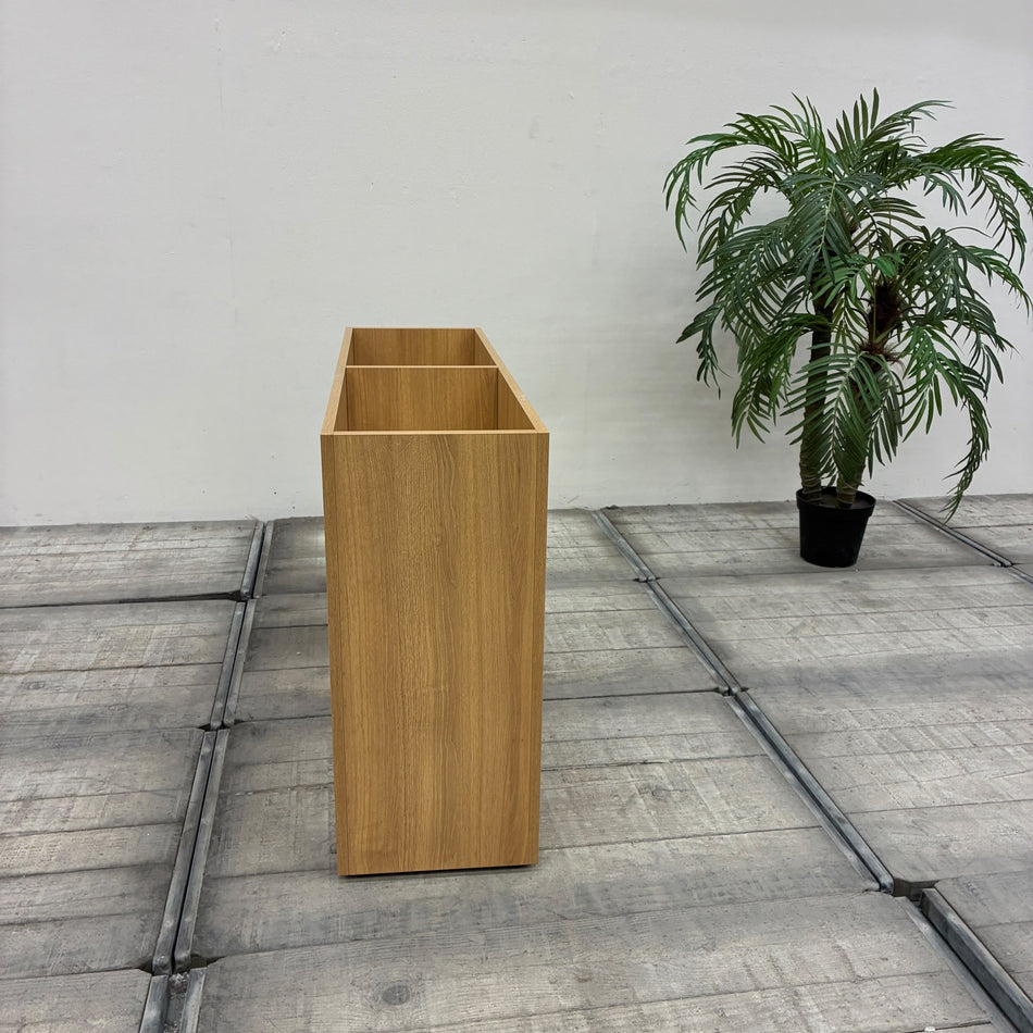 WINI Pflanzkübel Raumteiler 120x80 Holz 2 Fächer Blumenkübel Gebraucht
