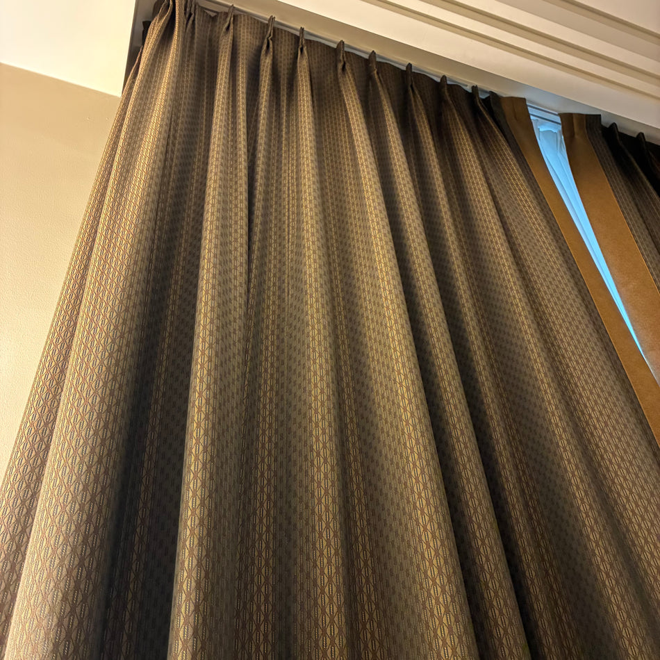 Luxus Vorhänge Gardinen Set 203x340 Hotel Atlantic Hamburg Golden