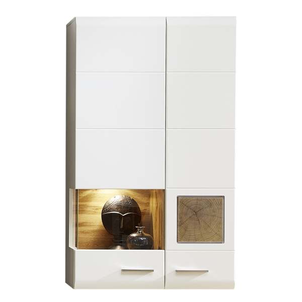 Funny Plus Hängevitrine Weiß hochglanz