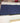 Neuware - Gardine / Vorhang dunkelblau 65x680cm
