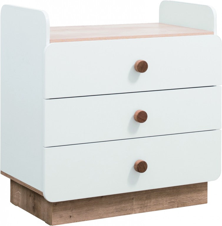 Cilek NATURA BABY Wickelkommode Wickeltisch Kommode Weiß/Natur