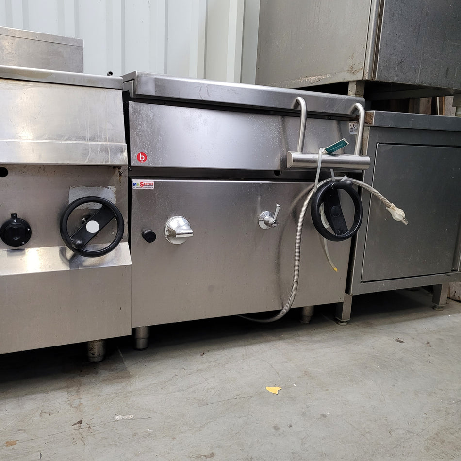 Baron Kippbratpfanne Q70BR/G80 aus Edelstahl – Profi Gastro Bratpfanne gebraucht