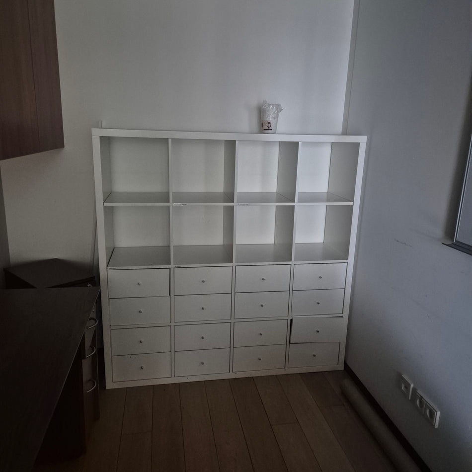 IKEA Regal weiß mit Schubladen – Raumteiler & Bücherregal Regalgebraucht