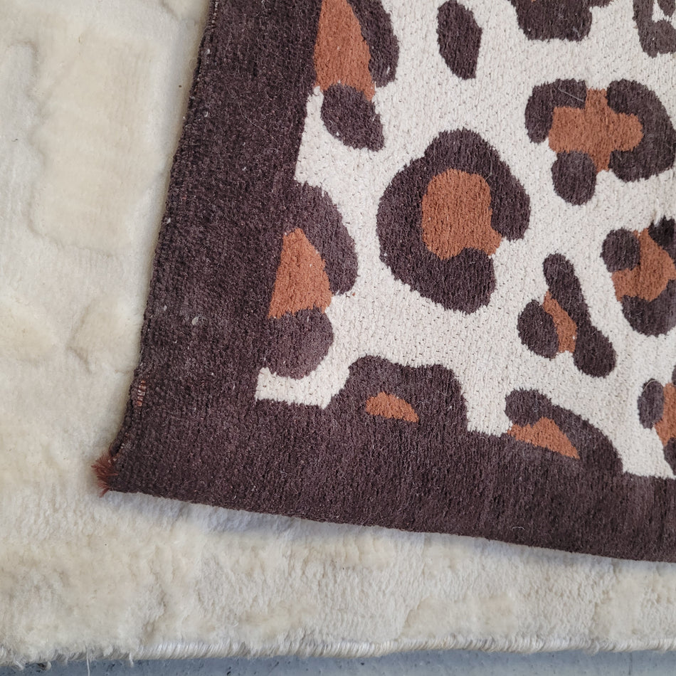 Teppich Leo Muster Braun Creme – Neuware 200 × 270