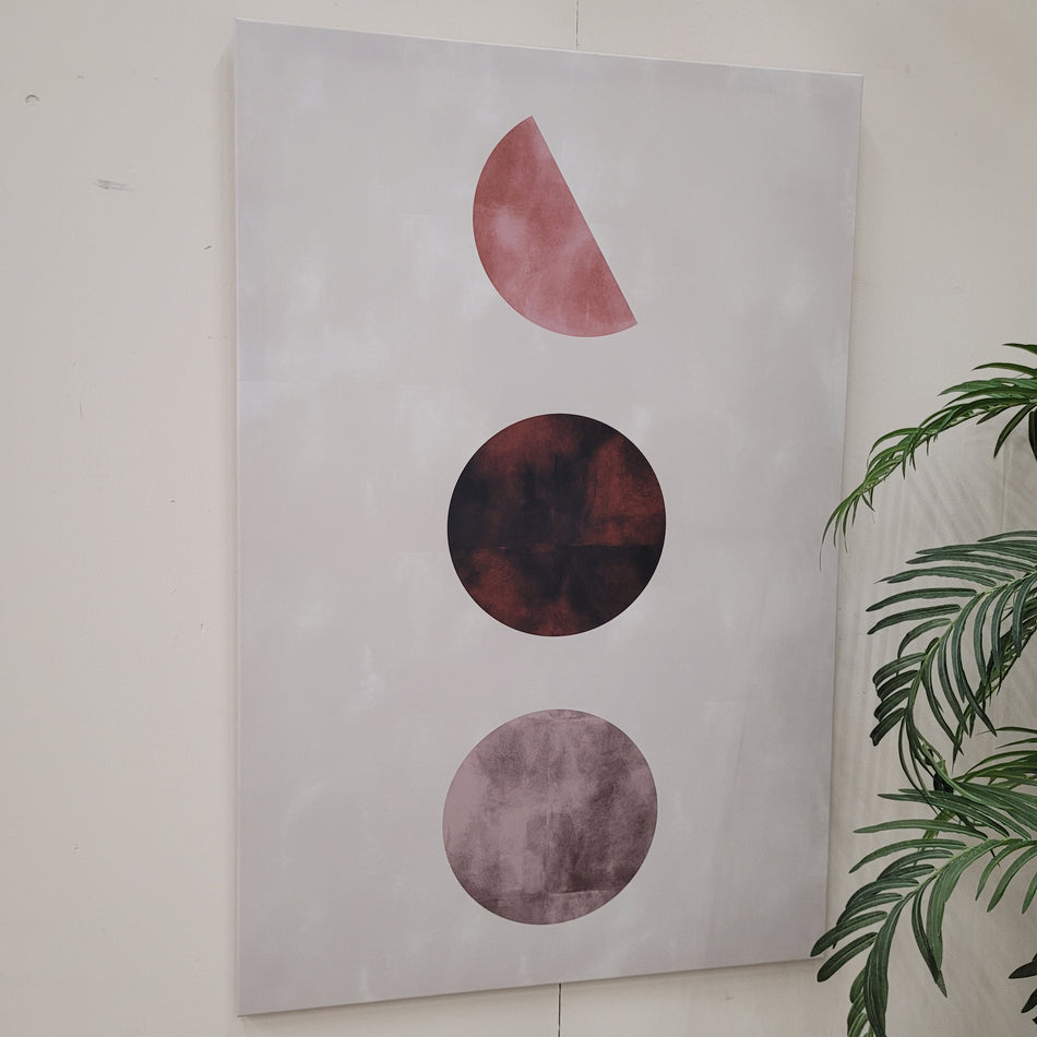 Abstraktes Wandbild Leinwanddruck „Mondphasen“ 100x150 Gebraucht