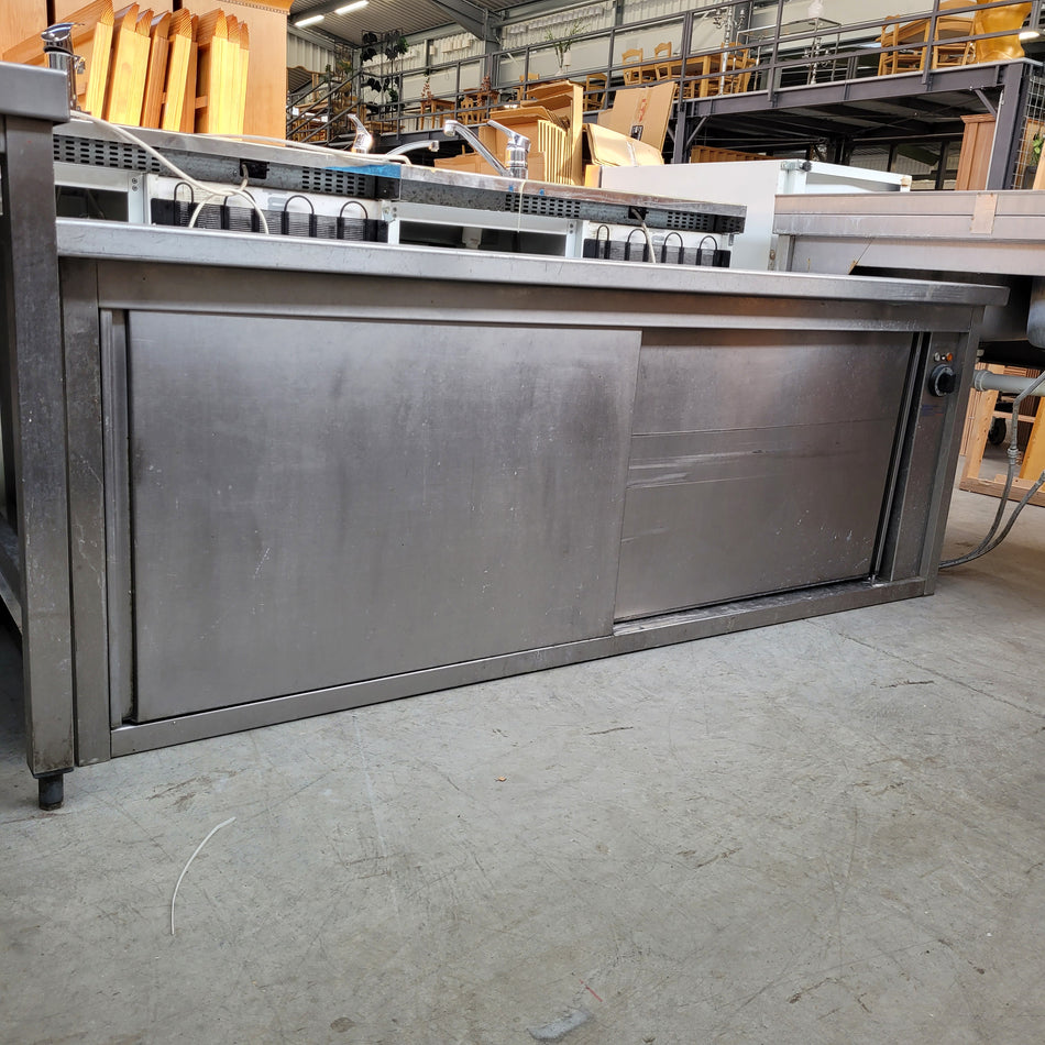 Arbeitstisch mit Unterschrank gebraucht Edelstahl Gastro