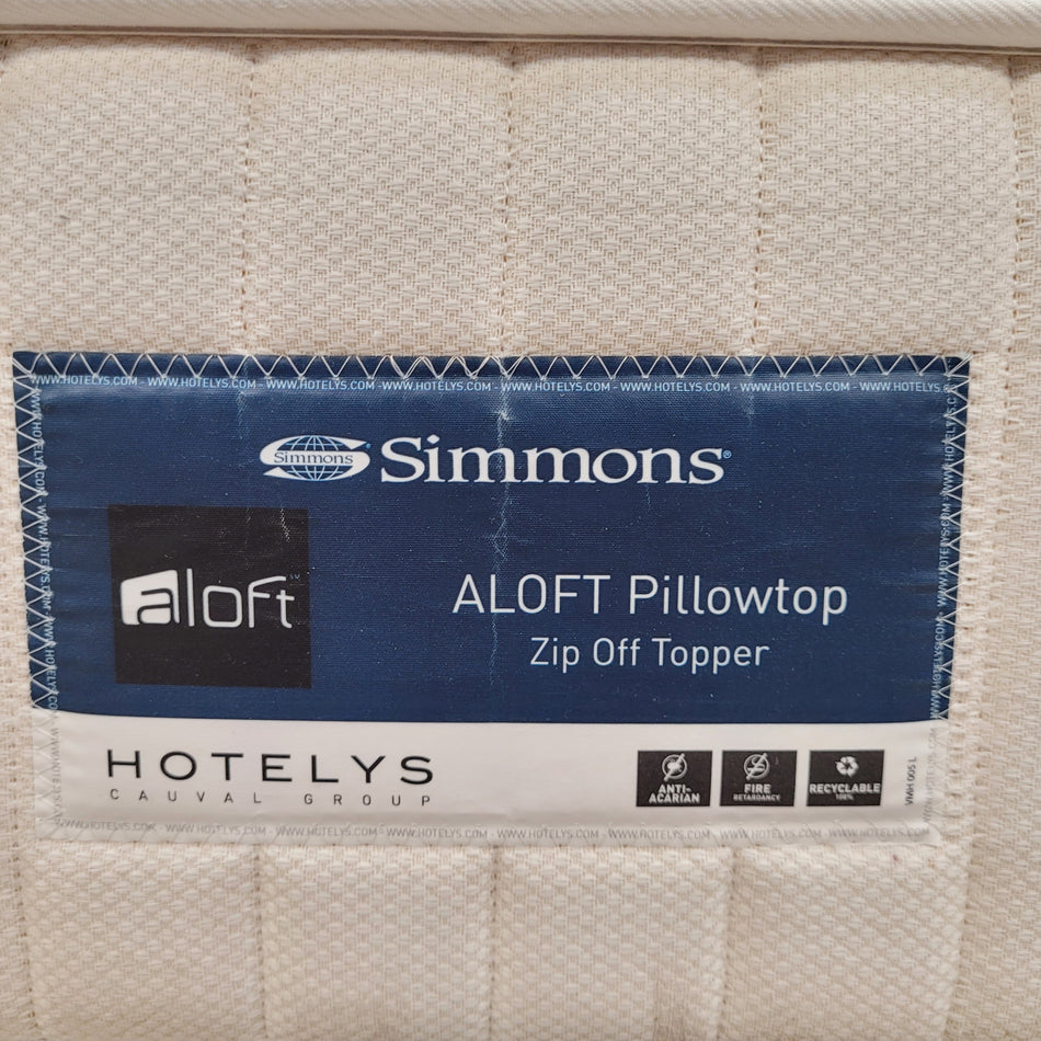 Simmons Pillowtop Matratze 140x200 inkl. Topper – gebraucht Einzelmatratze 25cm hoch