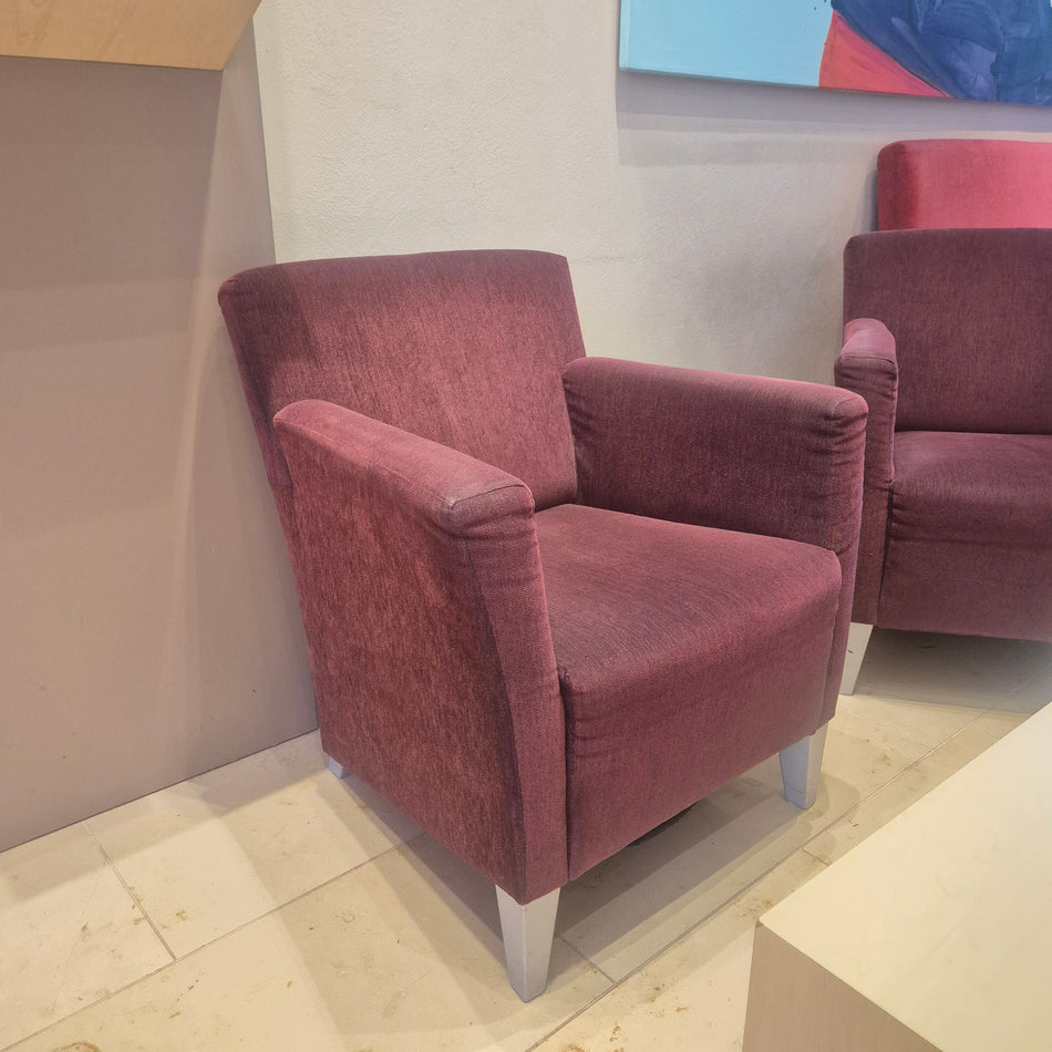 Sessel lila Lobby