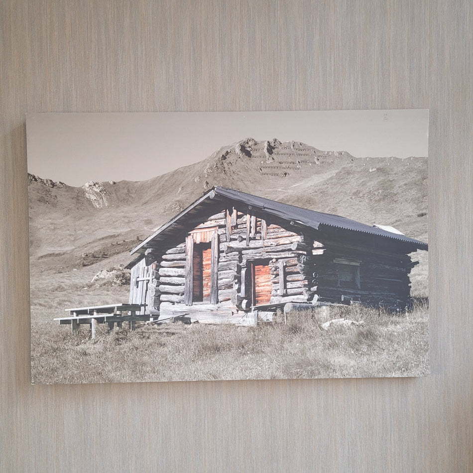 Wandbild Leinwand Fotodruck sepia 110x75 Bild
