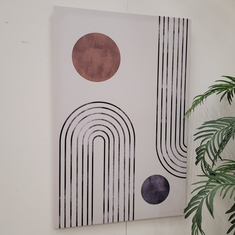 Abstraktes Wandbild Leinwanddruck „Kreise“ 100x150 Gebraucht