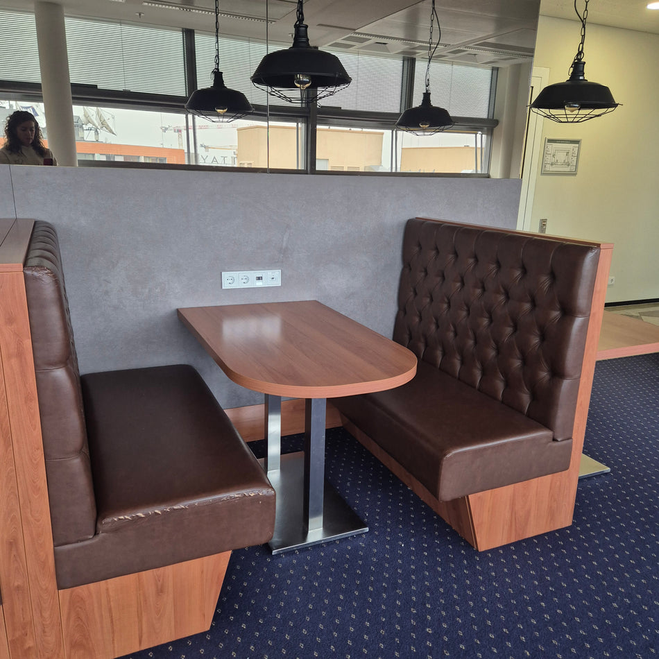 2x Sitzbank mit Tisch – Gastronomie- & Hotelmöbel Set, gebraucht