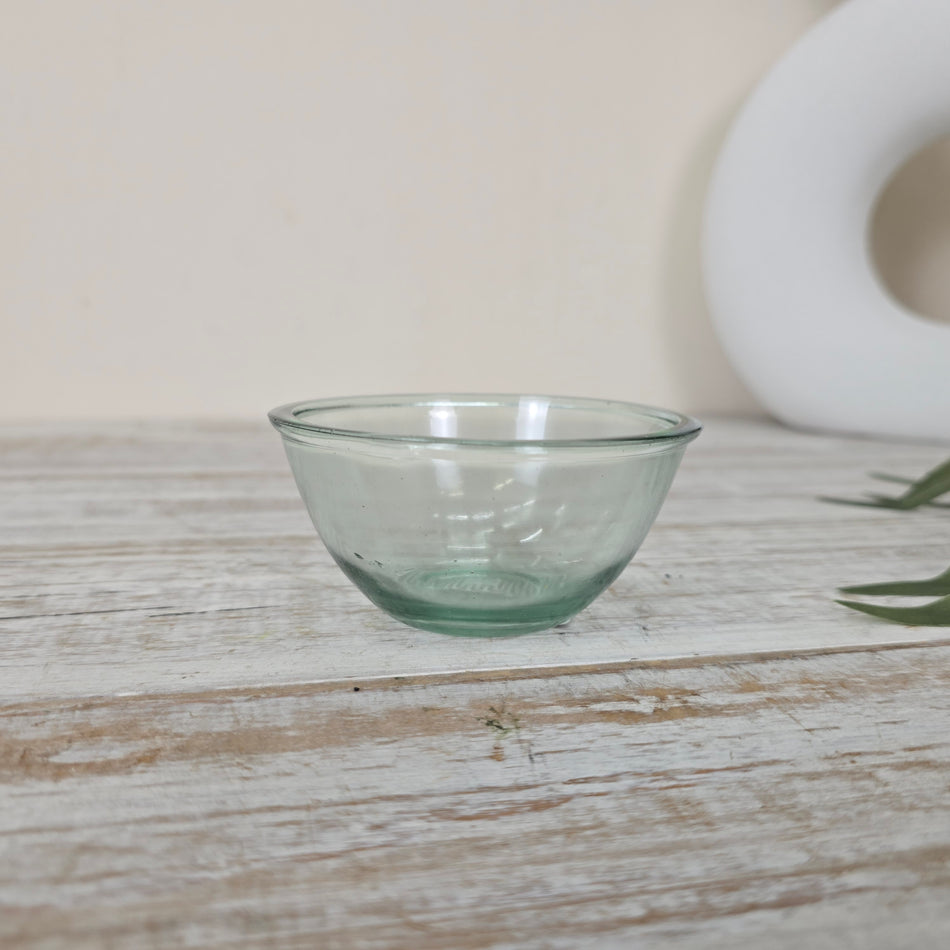 Glasschale Dekoschale 9,5cm Schälchen Grün Glas Dessertschale Deko