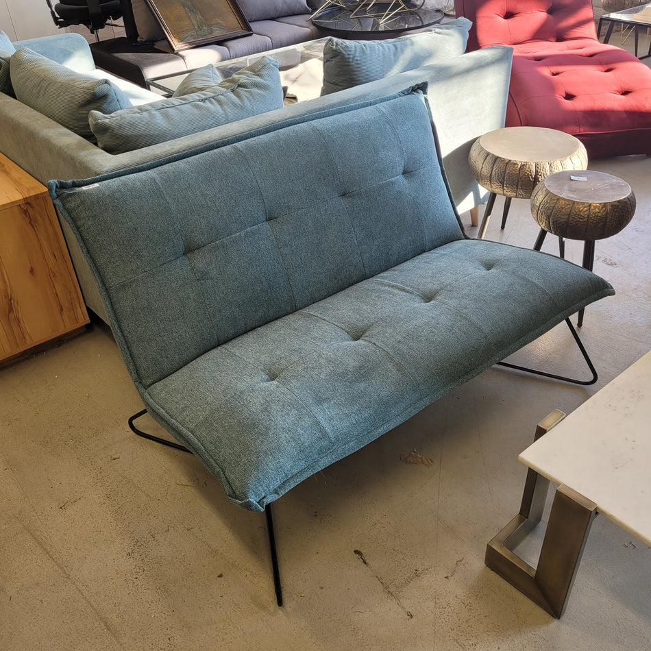 ED-Lifestyle Vico Sitzbank 2-Sitzer Türkis Sofa