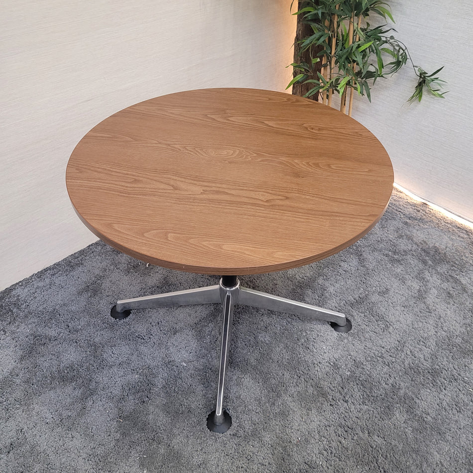 Runder Schreibtisch Nussbaum - Tisch gebraucht