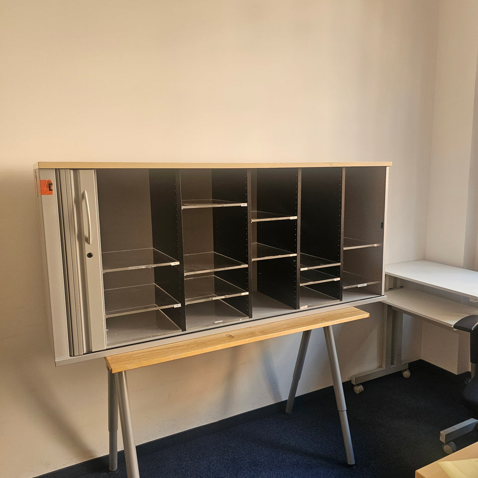 Sideboard Postfachschrank Steelcase 2OH Aktenschrank mit Lamellentür