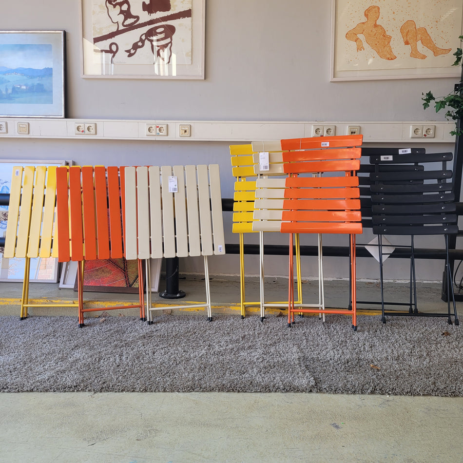 Outdoor Tisch gelb Outdoor Gartentisch Klapptisch