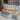Outdoor Tisch gebraucht beige Rattan mit Glasplatte 90x90 Glastisch