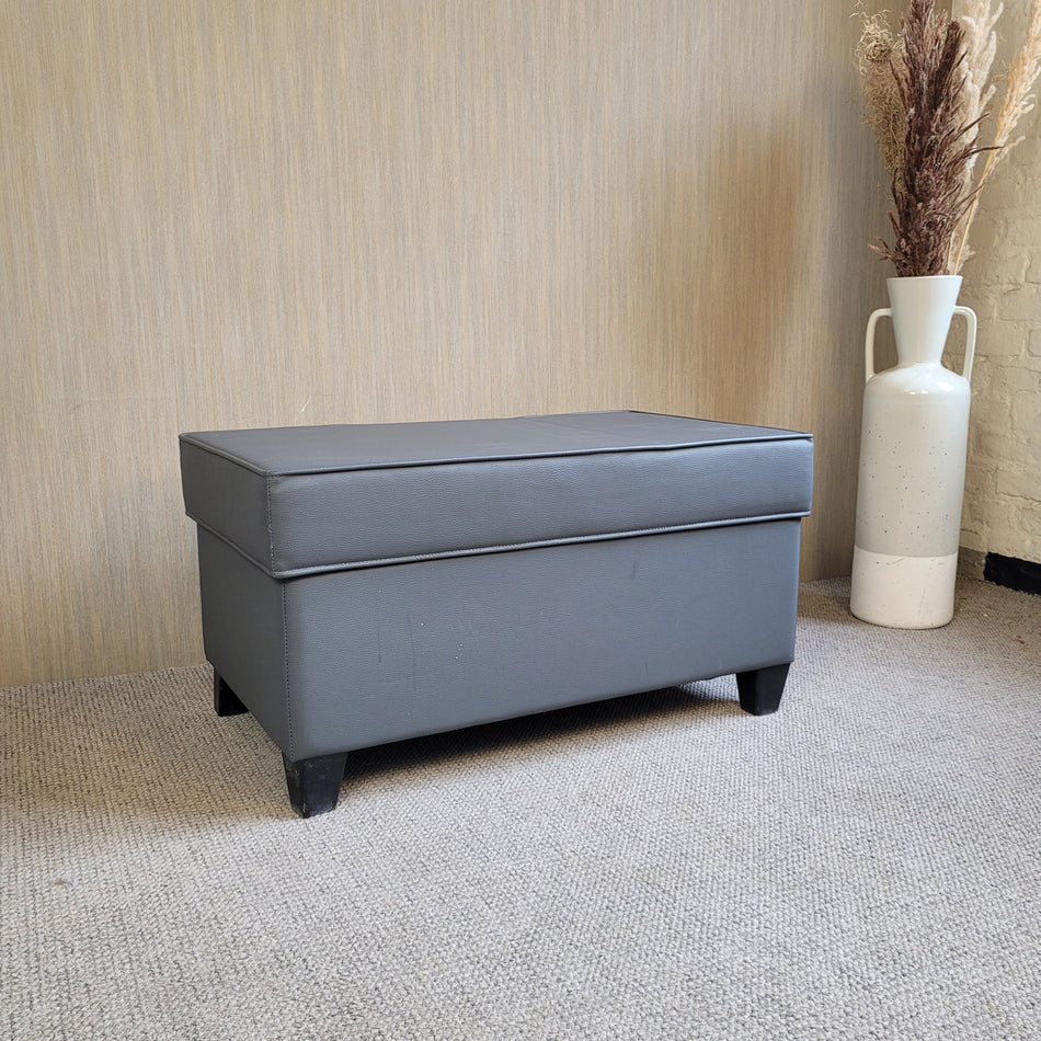Sitzhocker Sitzbank gebraucht grau Hocker