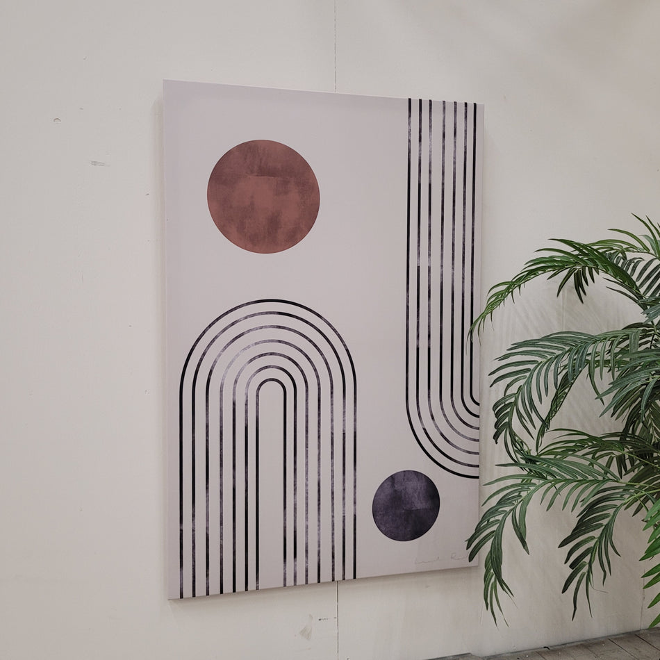 Abstraktes Wandbild Leinwanddruck „Kreise“ 100x150 Gebraucht