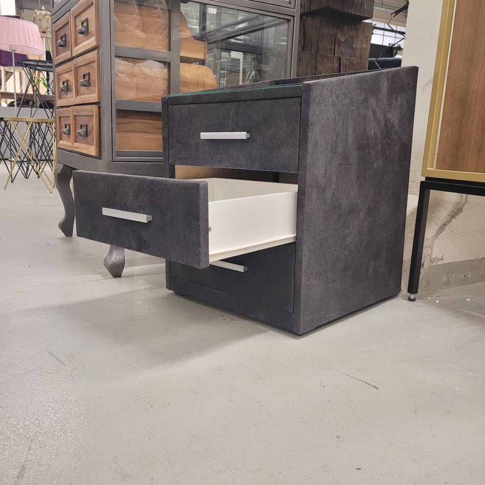 Moon Nachtkommode Uran Anthrazit Nachttisch