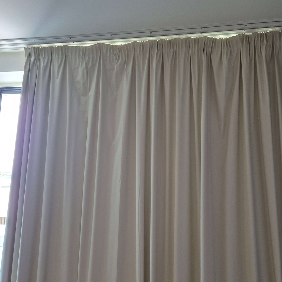 Gardine Vorhang Blackout gebraucht 255x320 creme weiß