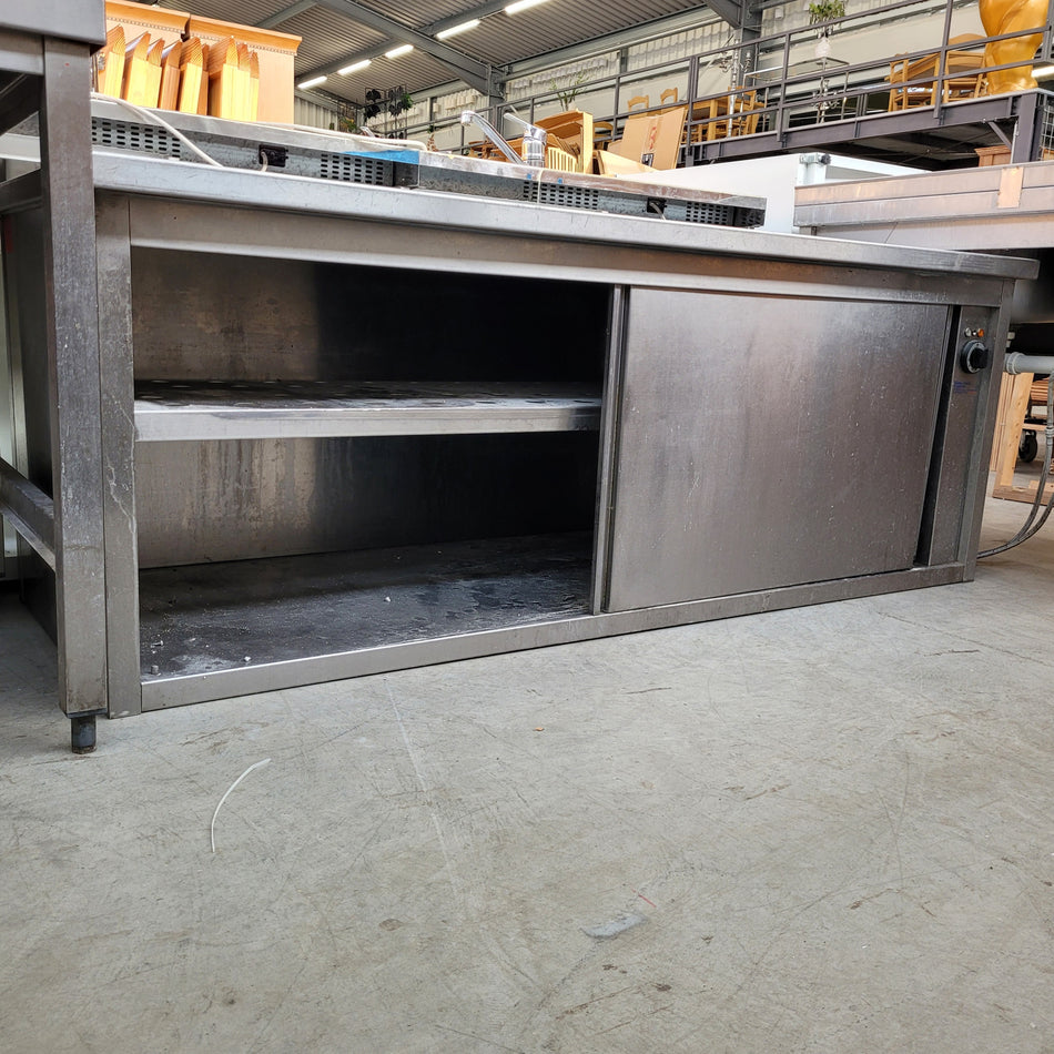 Arbeitstisch mit Unterschrank gebraucht Edelstahl Gastro