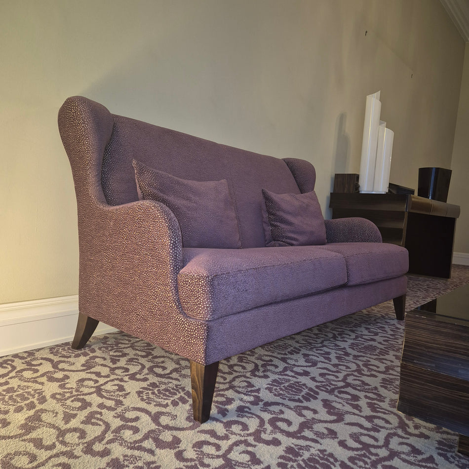 Luxus Sofa Couch lila gemustert Atlantic Hotel Hamburg gebraucht