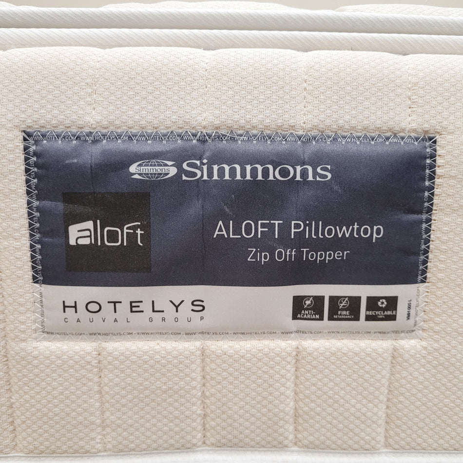 Simmons Pillowtop Matratze 200x200 inkl. Topper – gebraucht Einzelmatratze 25cm hoch