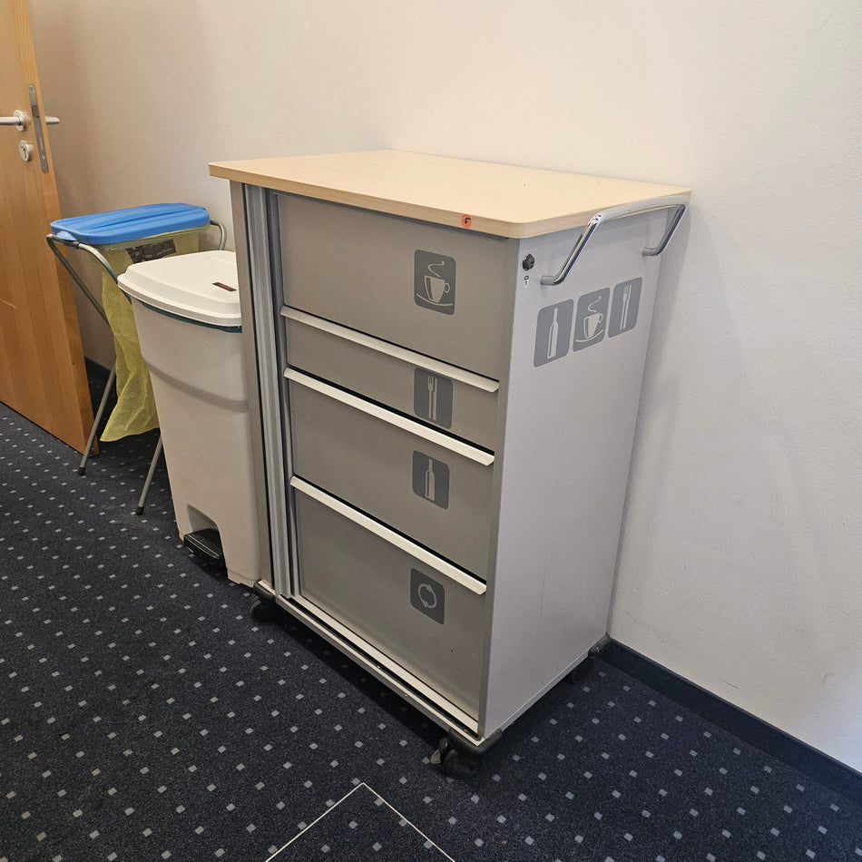 Caddy Rollwagen Servierwagen Steelcase Büro