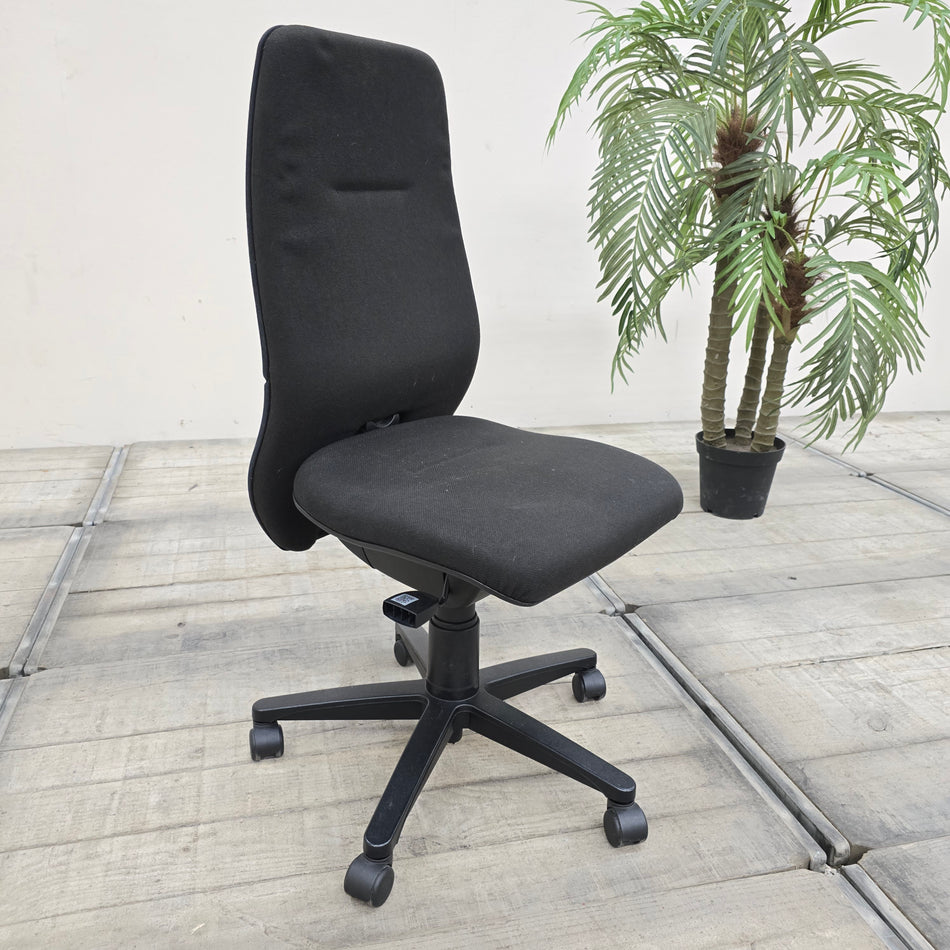 Moderner Bürodrehstuhl Schreibtischstuhl Schwarz Höhenverstellbar Stuhl Gebraucht