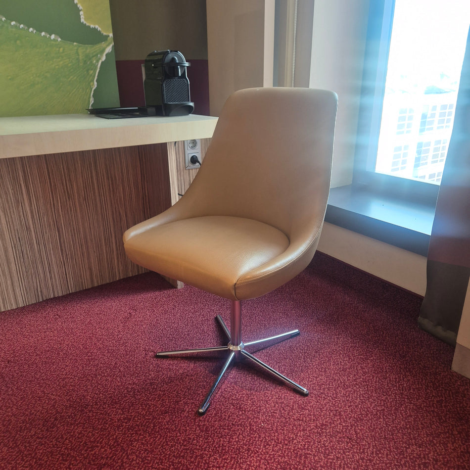 Stuhl Sessel hellbraun