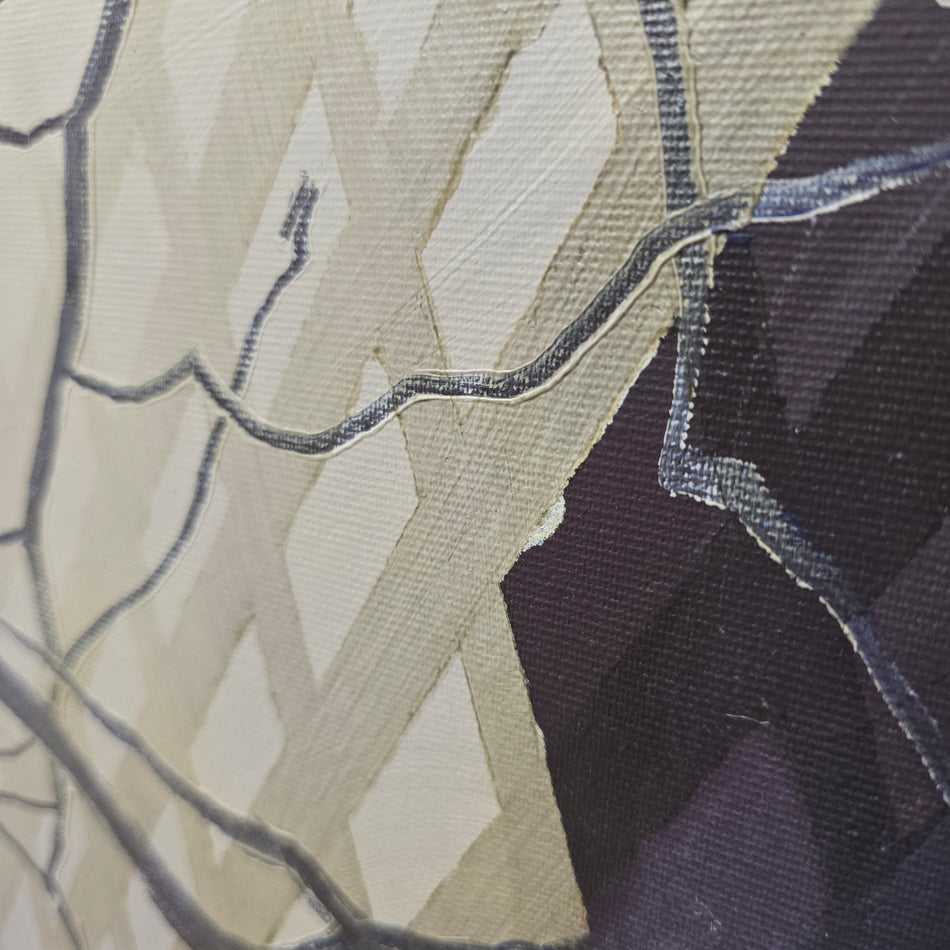 Leinwandbild Groß Modern Stadtgemälde Kunst Motiv Wandbild Gebraucht