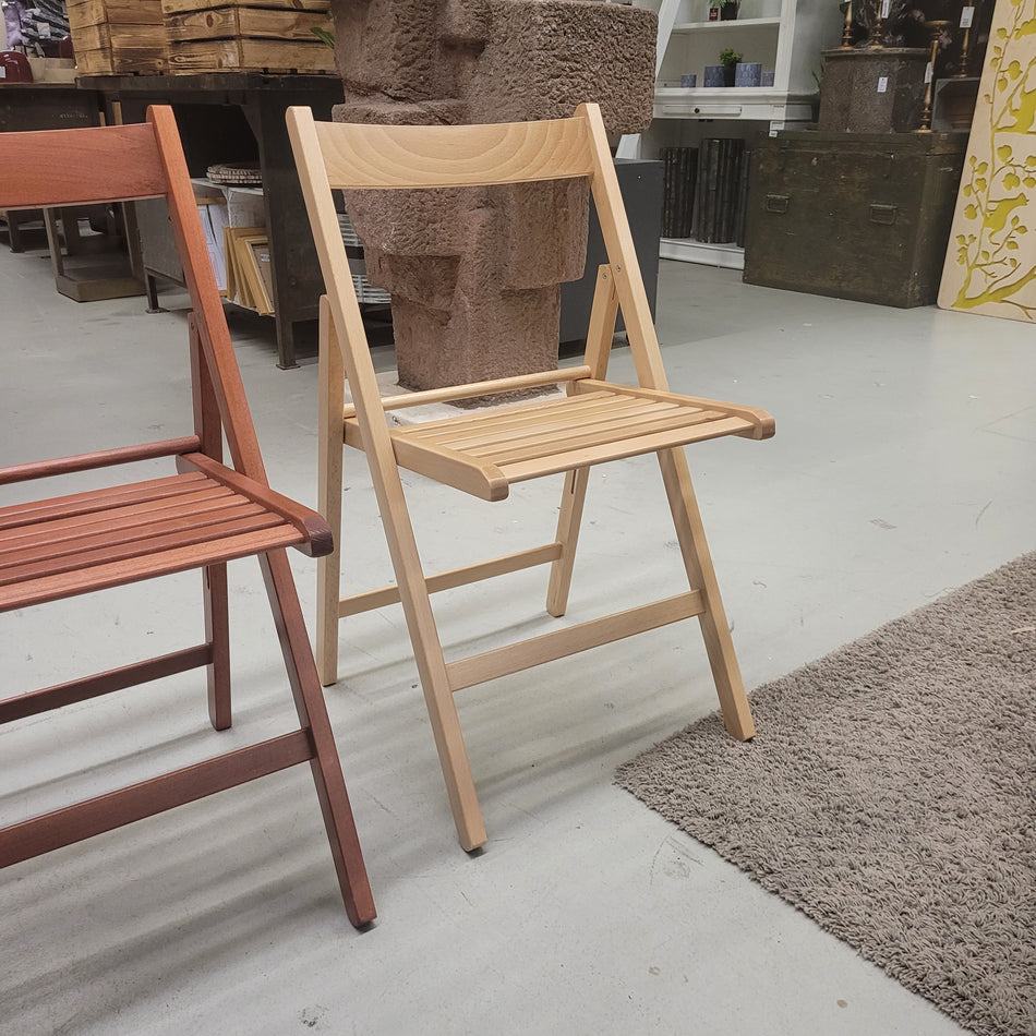 Stuhl Klappstuhl Holz hell Gartenstuhl Outdoor