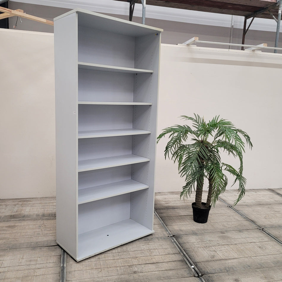 PLANMÖBEL Aktenregal 100cm Offen Grau Holz Büromöbel Regal Gebraucht