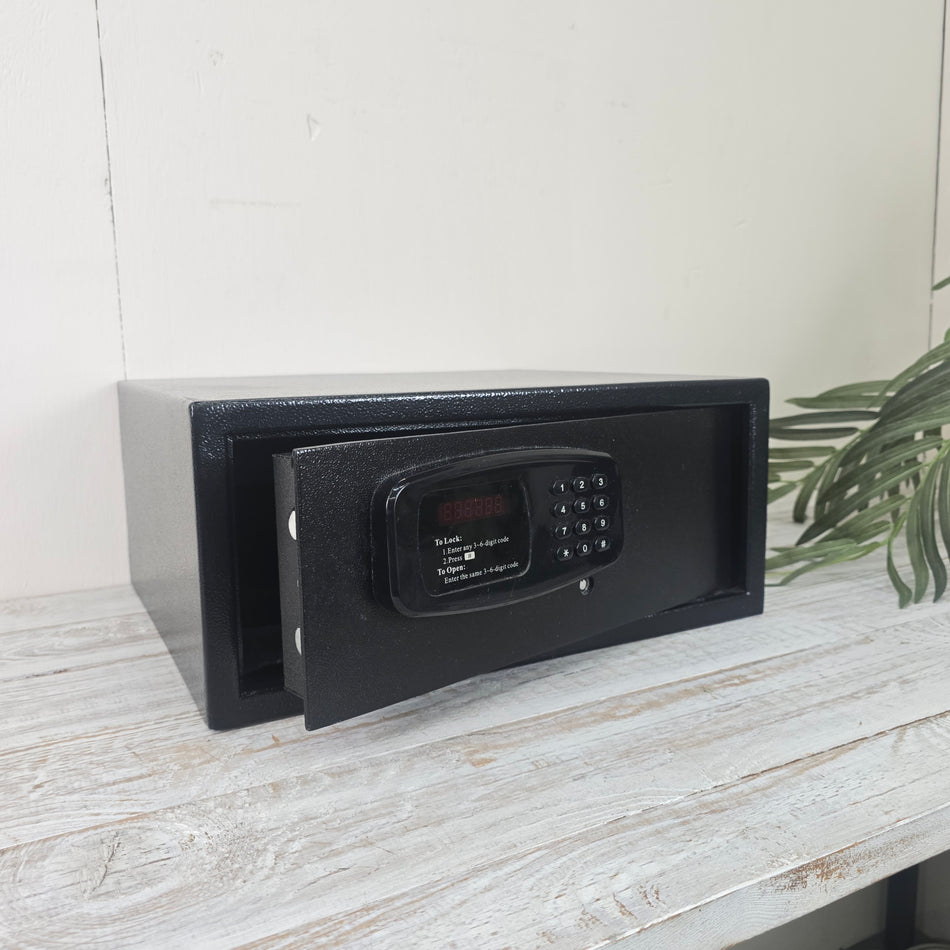 Safe Schwarz Stahl Digital Elektronik Tresor Gebraucht