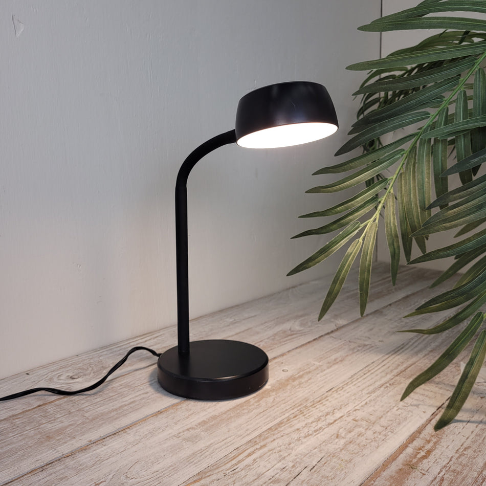 Eglo Tischlampe Schwarz Metall Spot Lampe Gebraucht
