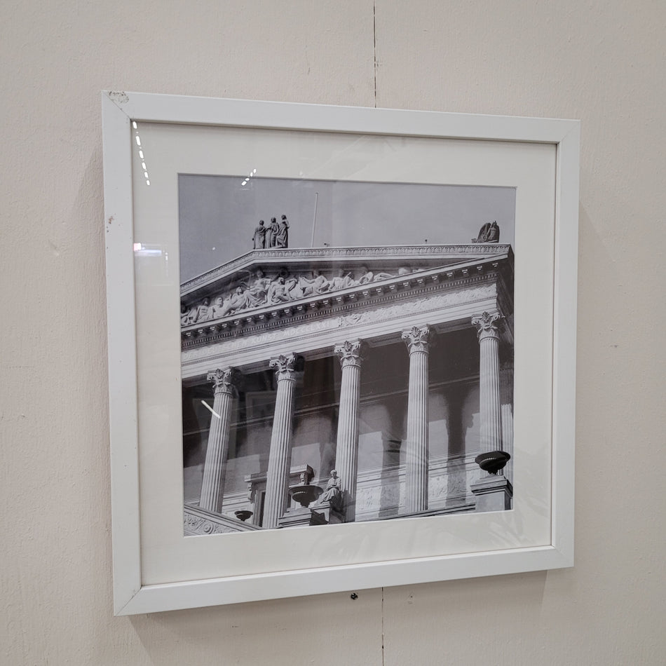 Wandbild Konzerthaus Berlin Schwarz-Weiß gerahmtes Foto Deko Gebraucht
