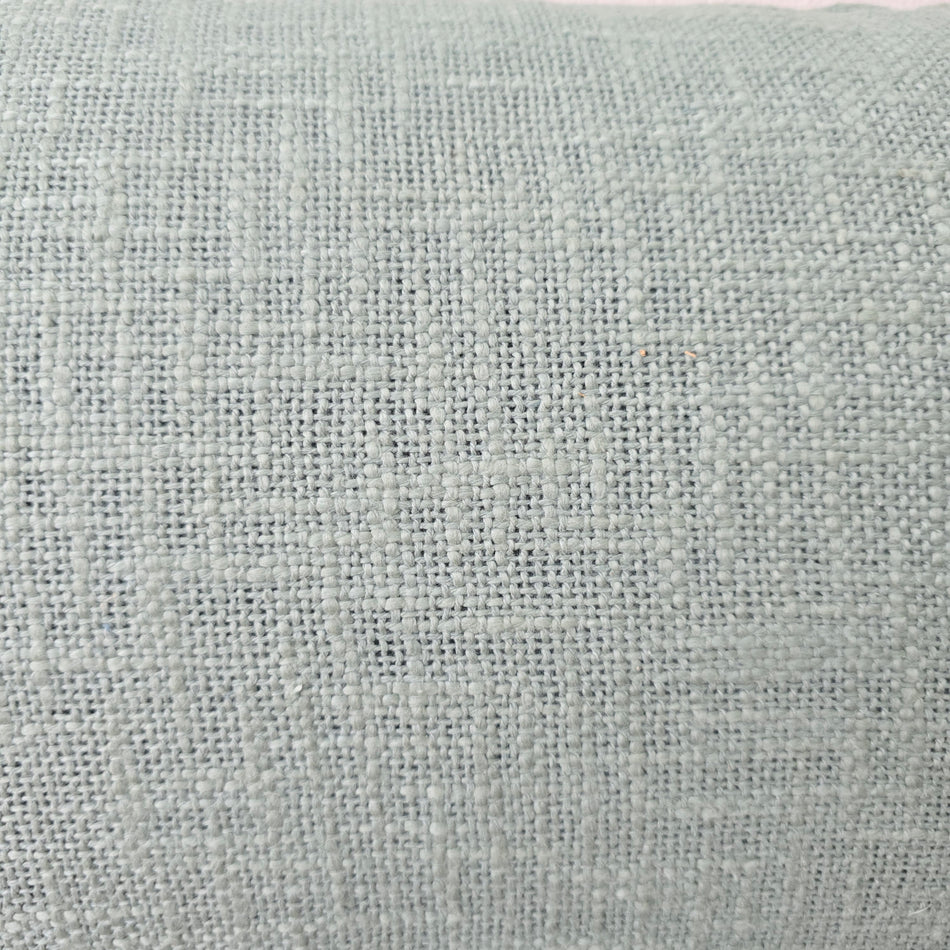 TISECO Kissen 30x50 Zierkissen Mintgrün Salbeigrün Mit Fransen Deko