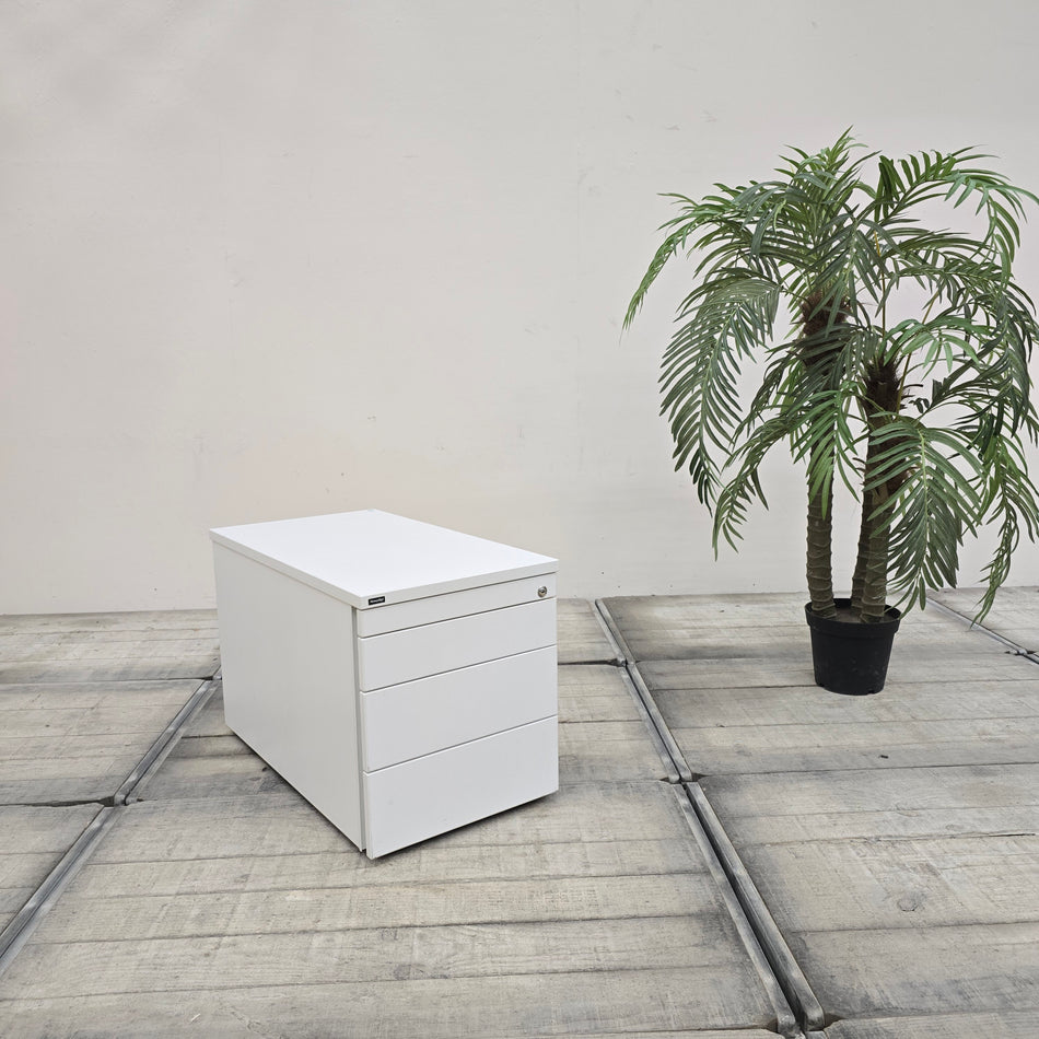 NowyStyl Moderner Rollcontainer Bürocontainer Weiß Büromöbel Gebraucht