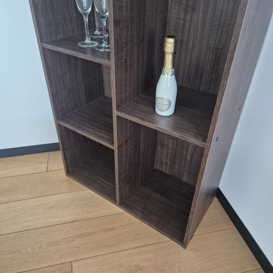 Regal kompakt – offenes Standregal 60 cm breit, gebraucht (leicht wackelig)