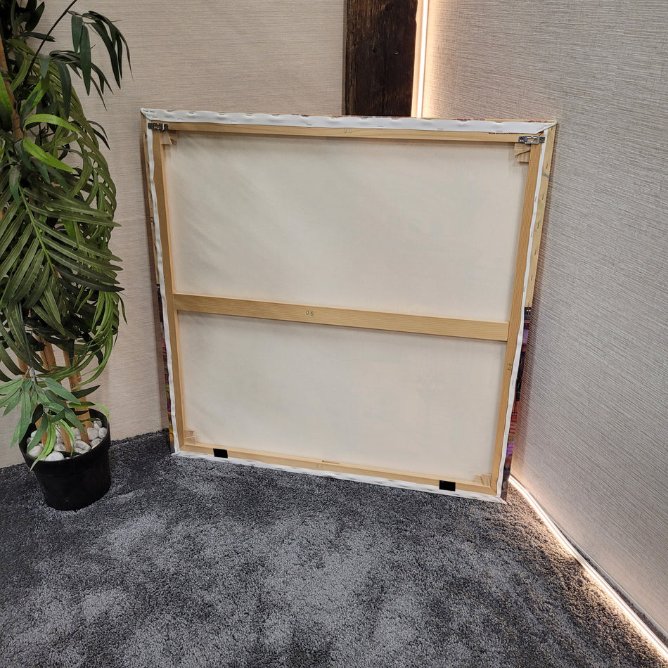 Leinwandbild Alte Oper Frankfurt Urban Art Wandbild Großformat gebraucht 90x90