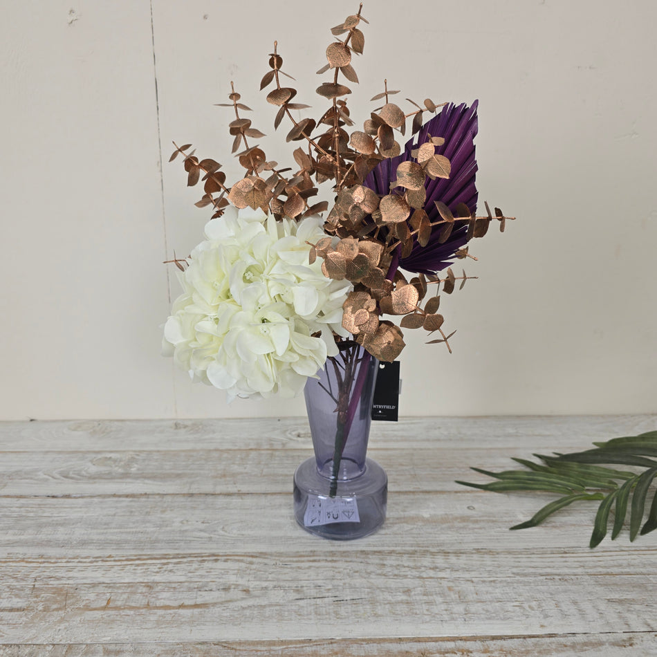 Countryfield Blumenvase Ellie S 21 cm Violett Vase Deko
