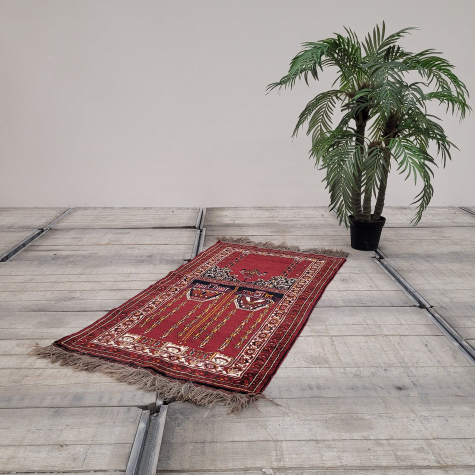 Orientalischer Teppich Vintage 92x180 Gemustert