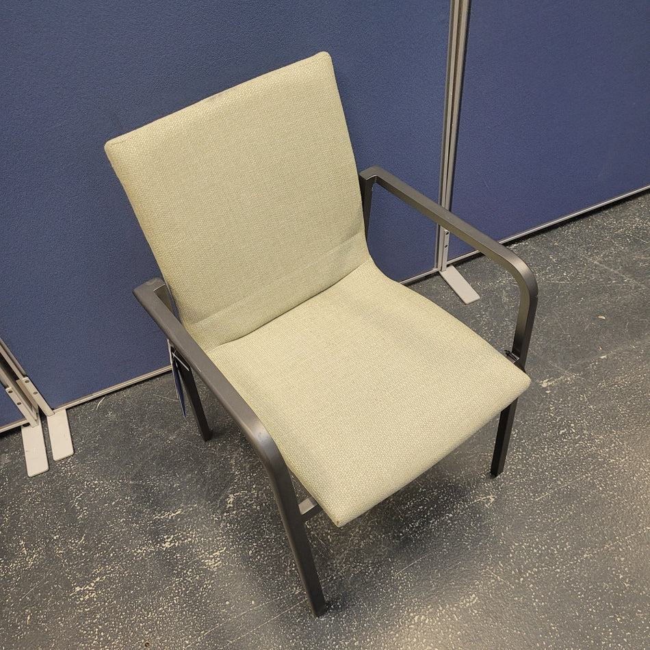 Gartenstuhl Positano Anthrazit/Grün Outdoor Stuhl