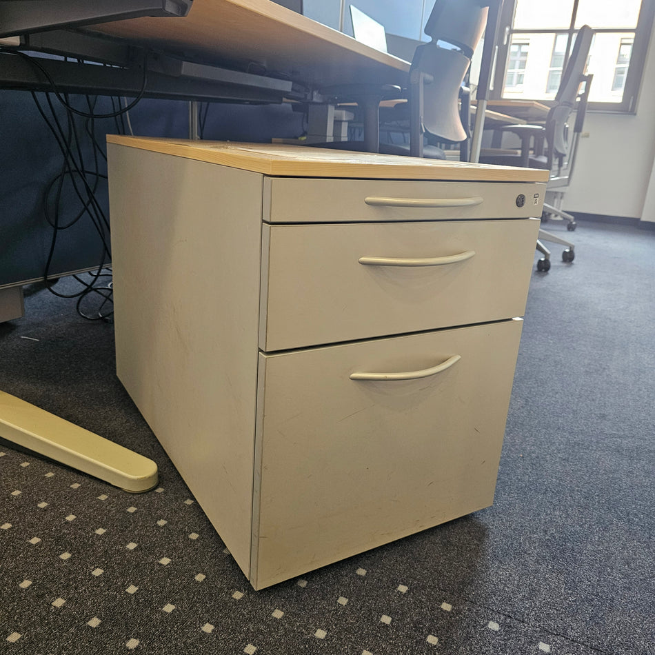 Rollcontainer Steelcase Container mit Griff und Hängeregister Büro