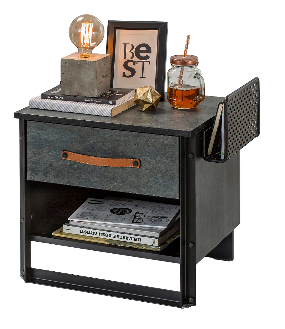 Cilek DARK METAL Nachtkommode