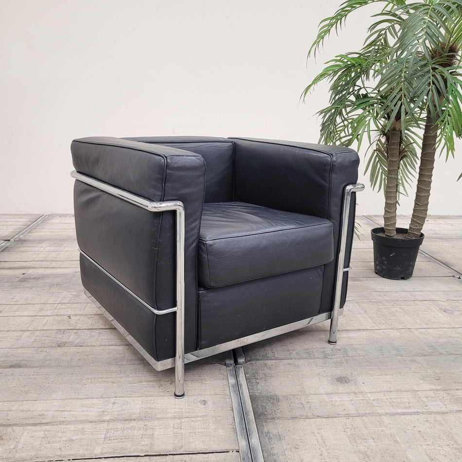 Design-Klassiker LC3-Stil Le Corbusier Sessel Nachbau Gebraucht