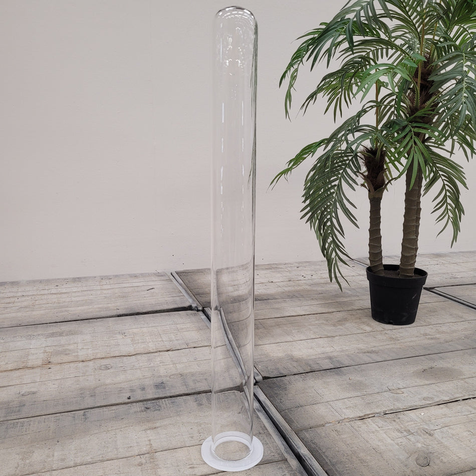 Hochwertiger Glaszylinder Dekovase Laborgefäß Design Glas Neu Überproduktion