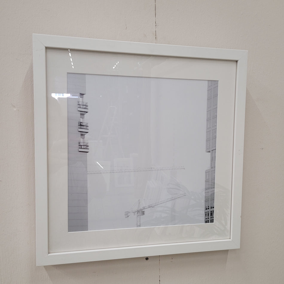 Wandbild Stadt Berlin Schwarz-Weiß gerahmtes Foto Deko Gebraucht