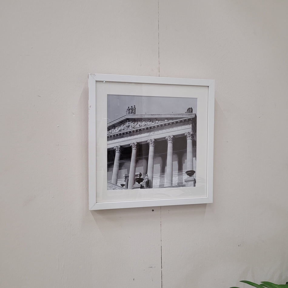 Wandbild Konzerthaus Berlin Schwarz-Weiß gerahmtes Foto Deko Gebraucht